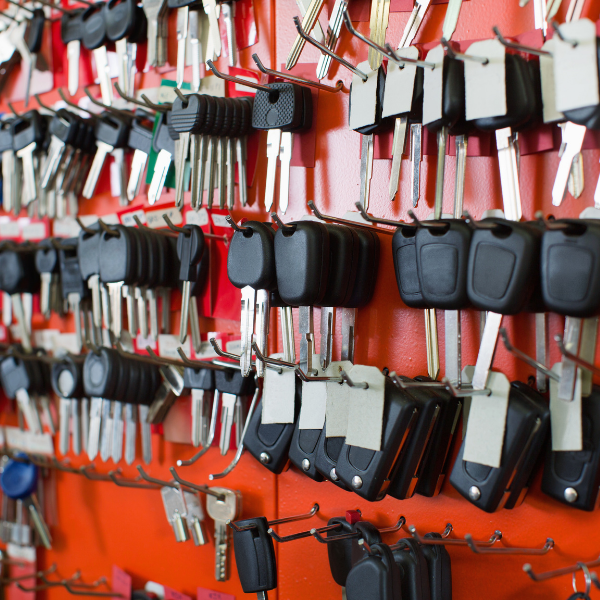 Reasons to Hire a Professional Automotive Locksmith - a row of blank car keys